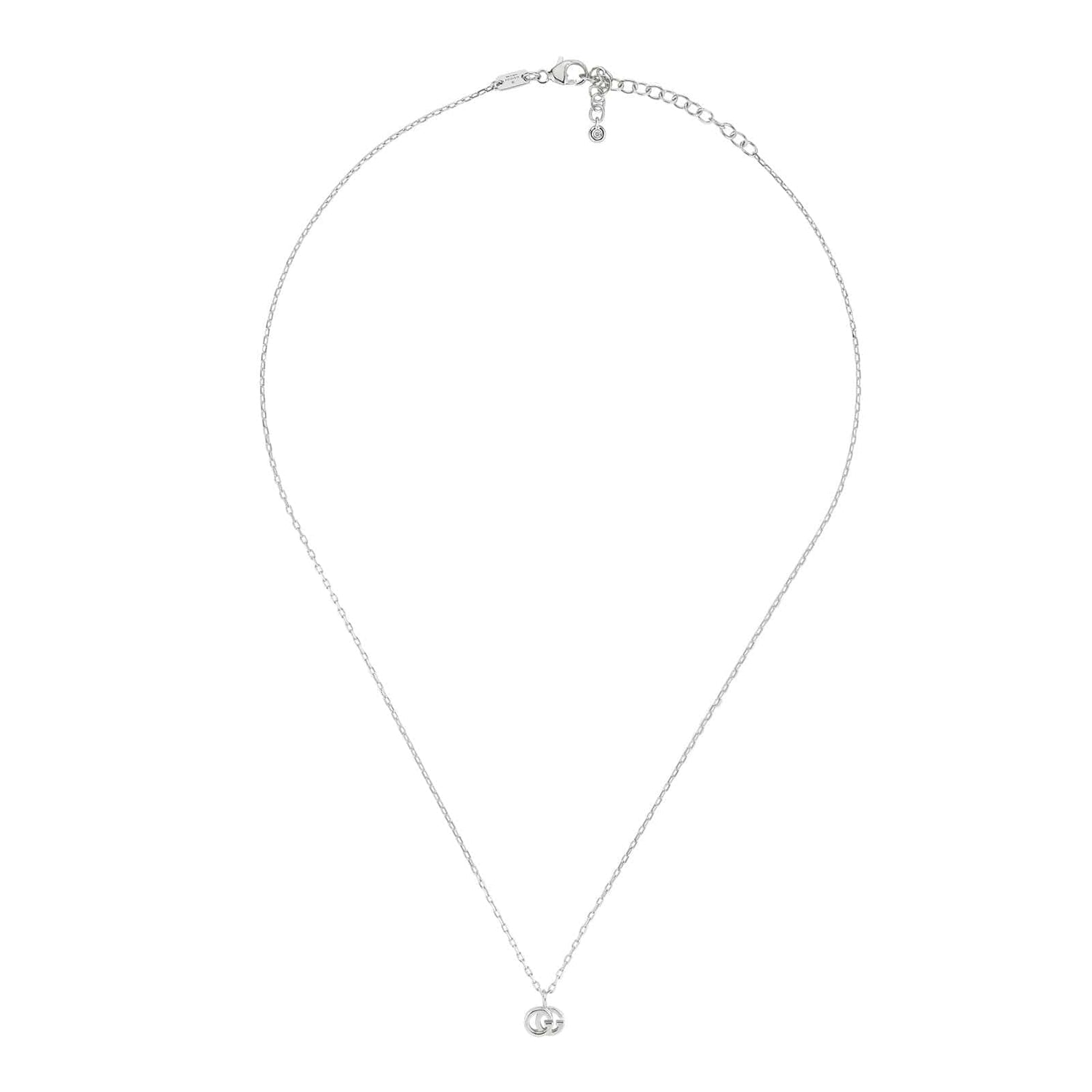 GG Running Necklace with Diamond Accent - Gucci- Diamond Cellar