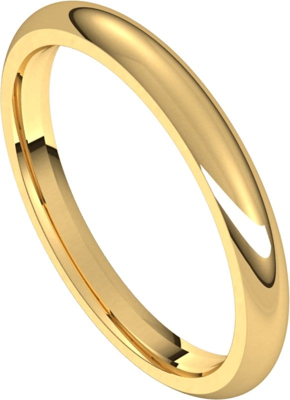 Half Round Comfort Fit Band - Diamond Cellar- Diamond Cellar