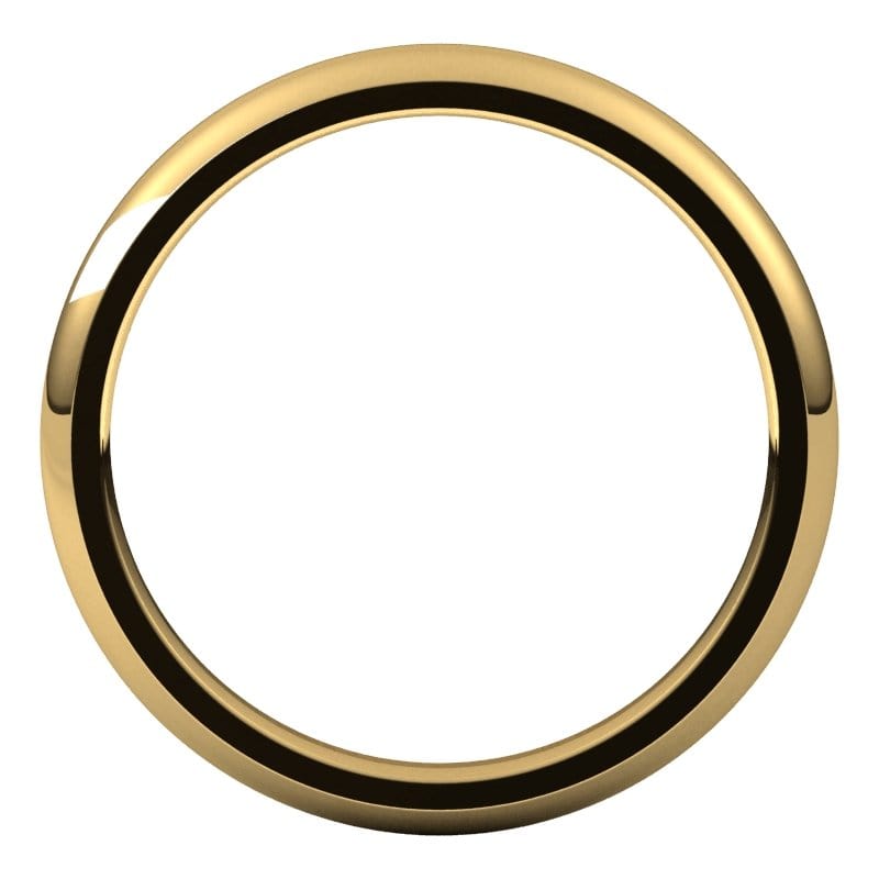 Half Round Comfort Fit Band - Diamond Cellar- Diamond Cellar