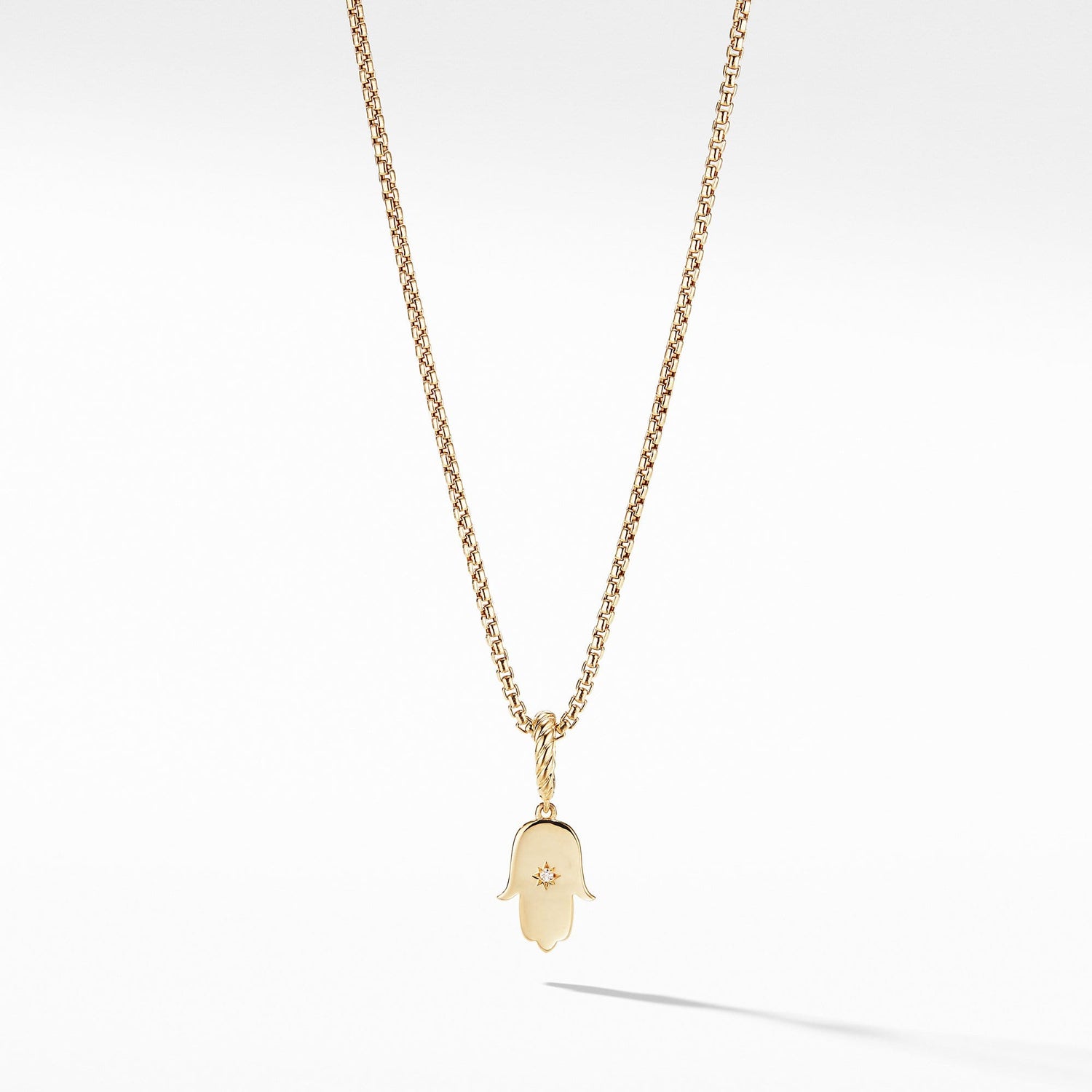 Hamsa Amulet with Diamonds in 18k Gold - David Yurman- Diamond Cellar