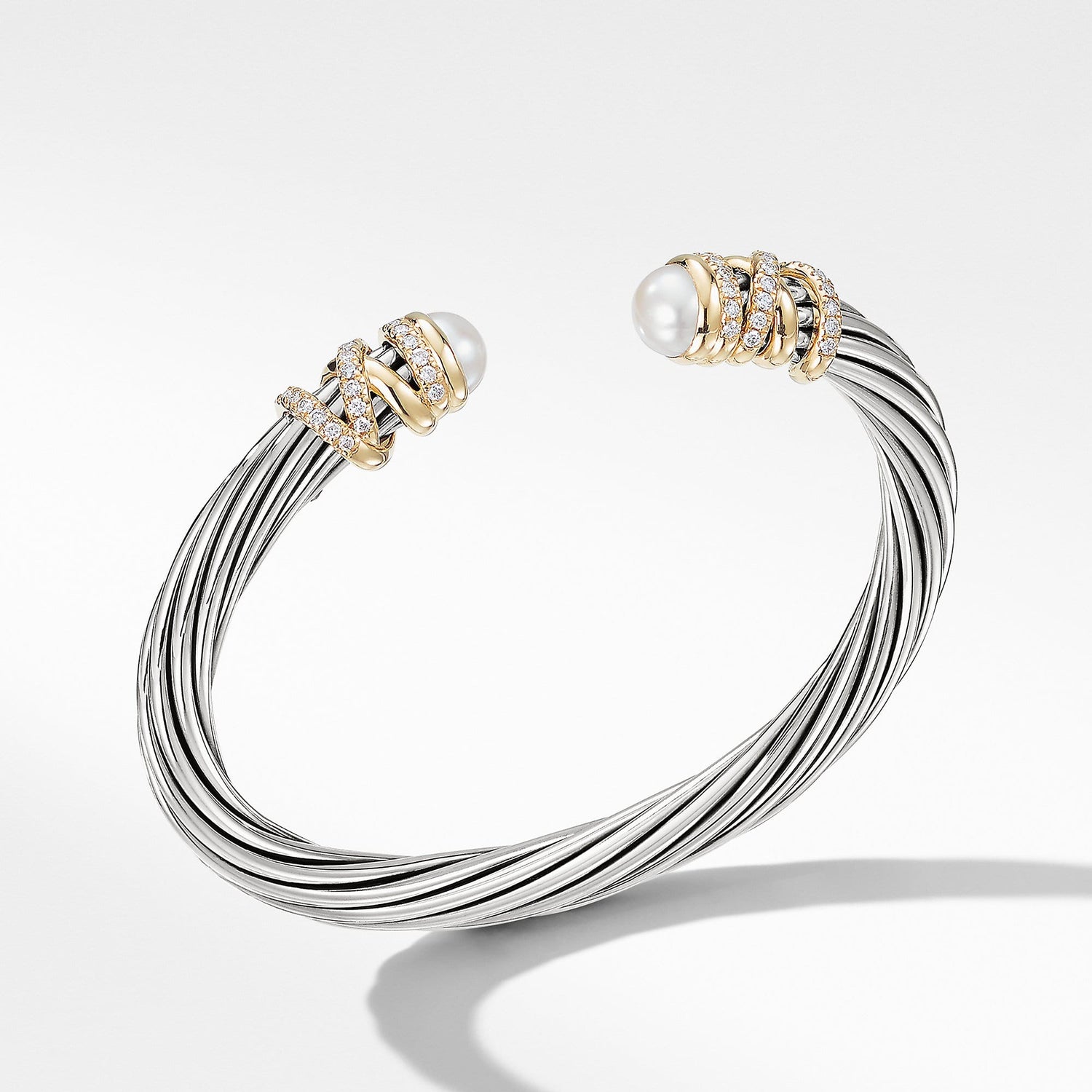 Helena Bracelet with Pearls and Diamonds - David Yurman- Diamond Cellar