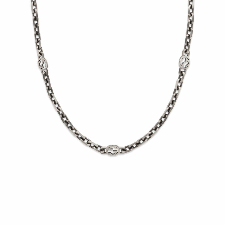 Interlocking G Chain Necklace - Gucci- Diamond Cellar