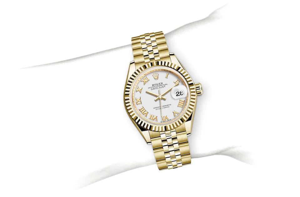 Rolex lady datejust 28 diamond bezel hot sale