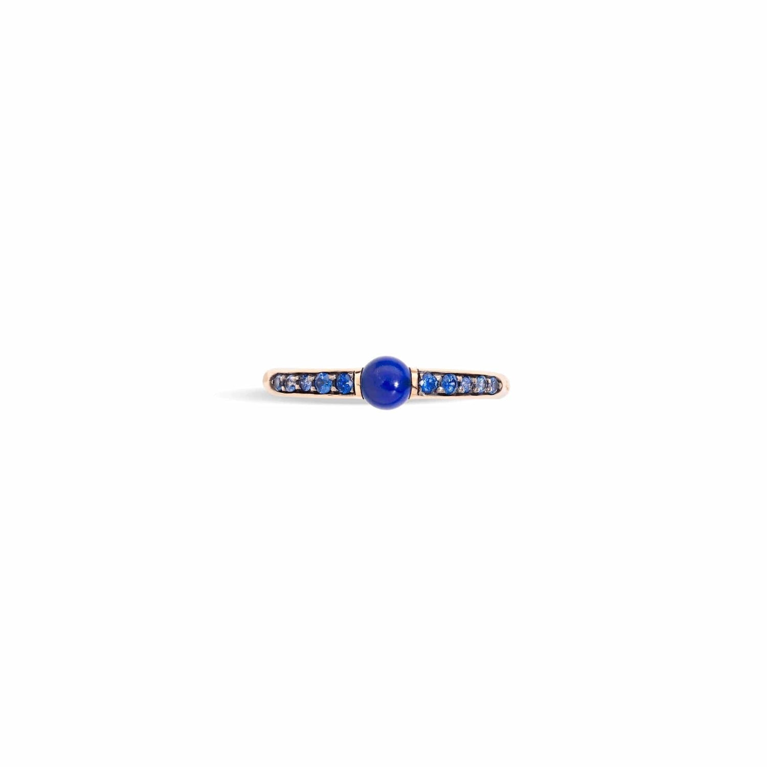 Lapis Lazuli & Blue Sapphire M'Ama Non M'Ama Ring - Pomellato- Diamond Cellar