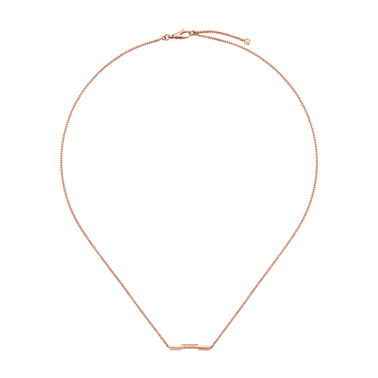 Link To Love Gucci Bar Necklace - Gucci- Diamond Cellar