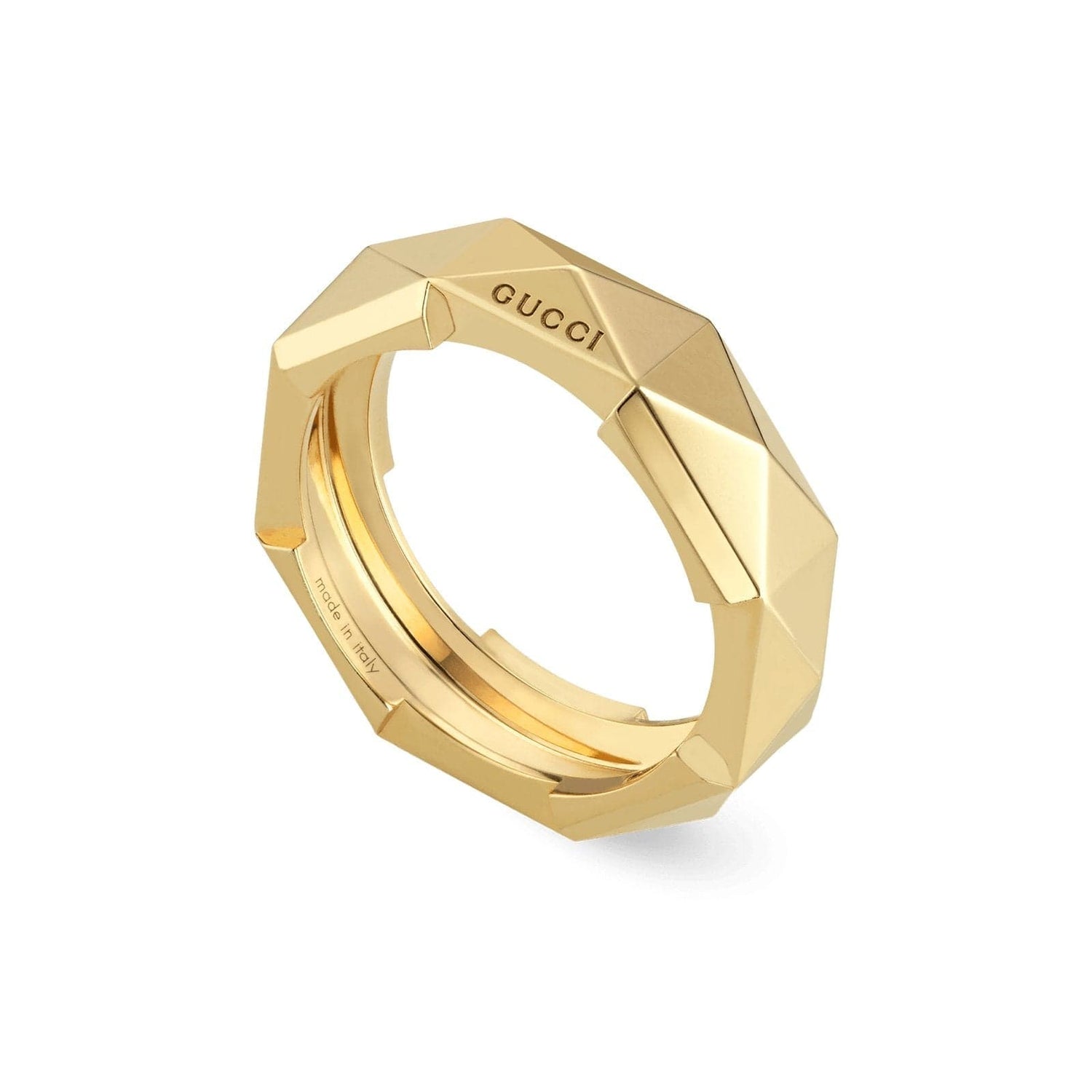Link To Love Gucci Studded Ring - Gucci- Diamond Cellar