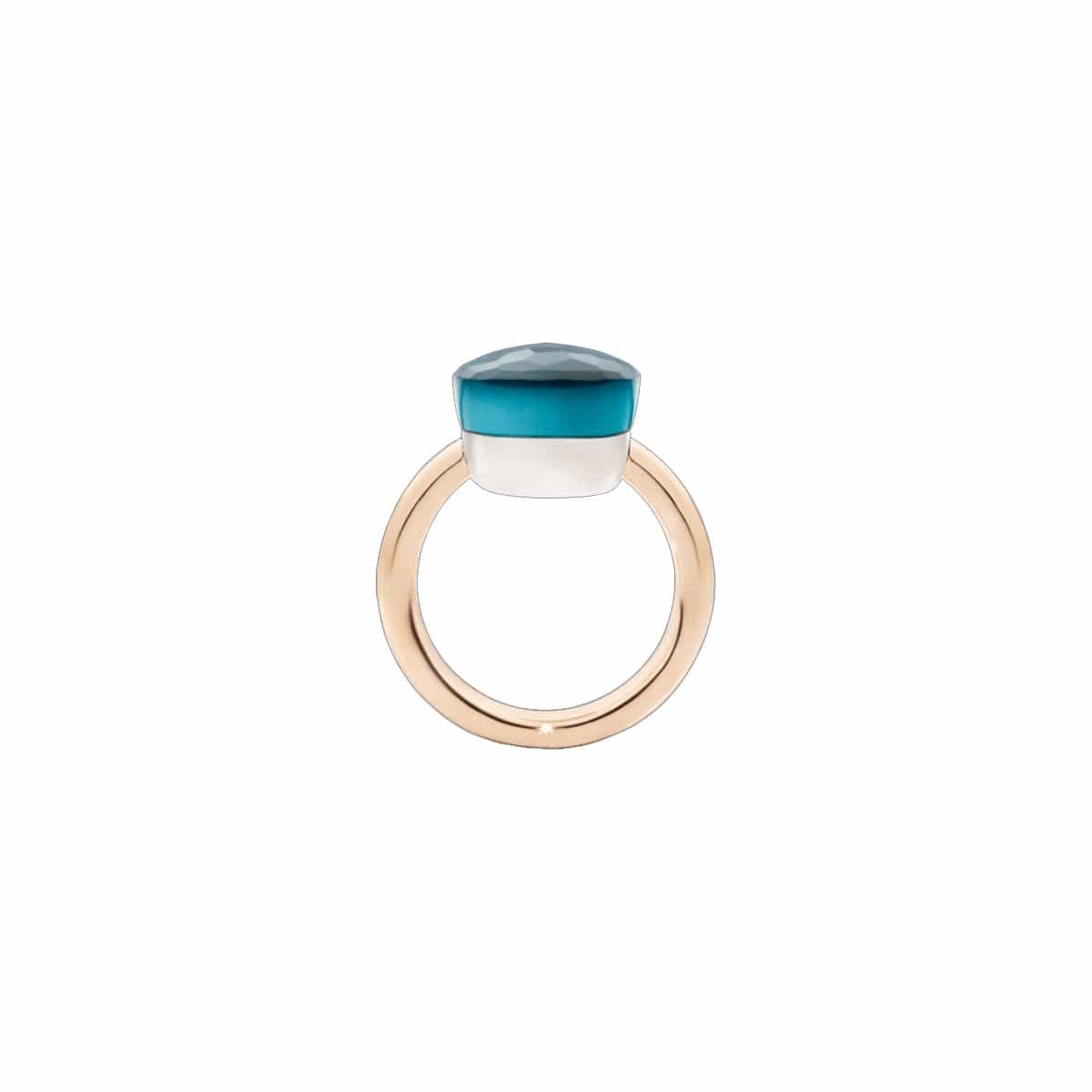 London Blue Topaz Nudo Maxi Ring - Pomellato- Diamond Cellar