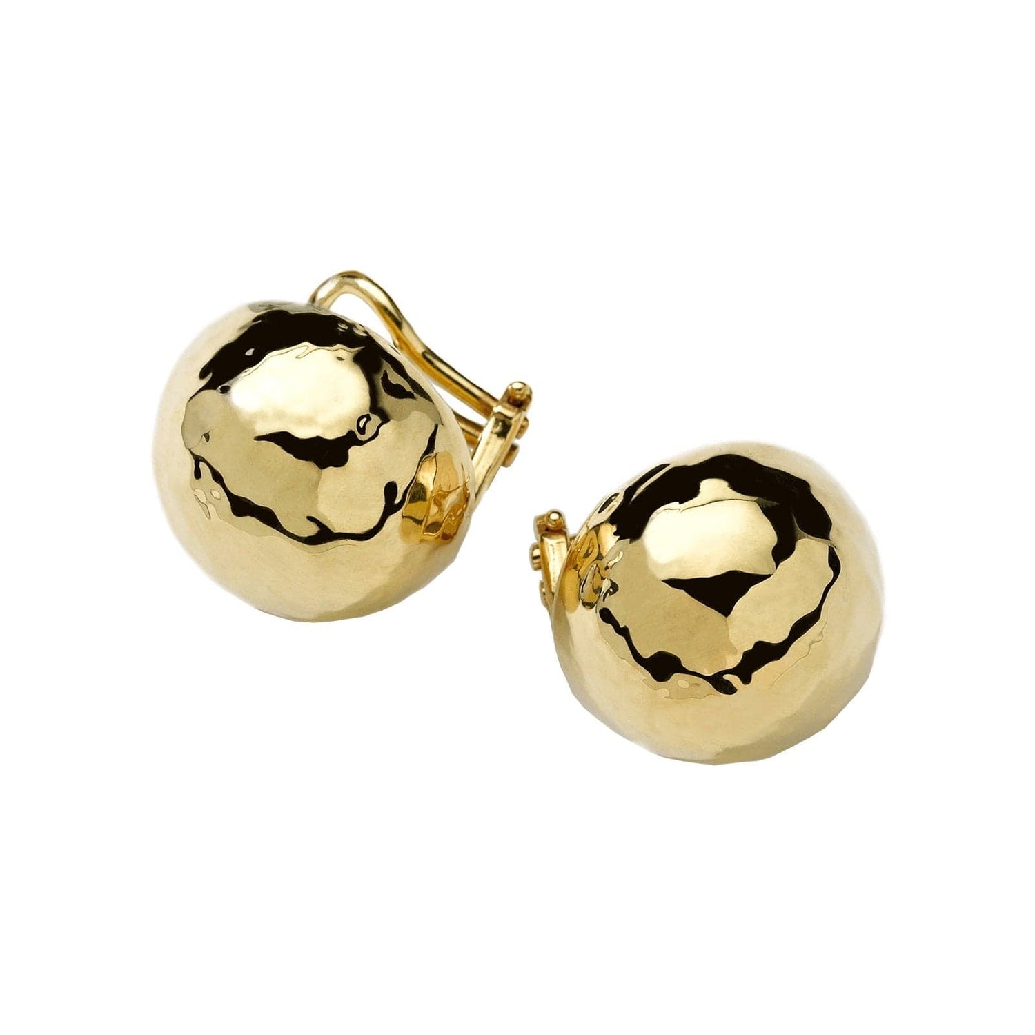 Medium Hammered Pinball Clip Stud Earrings - Ippolita- Diamond Cellar