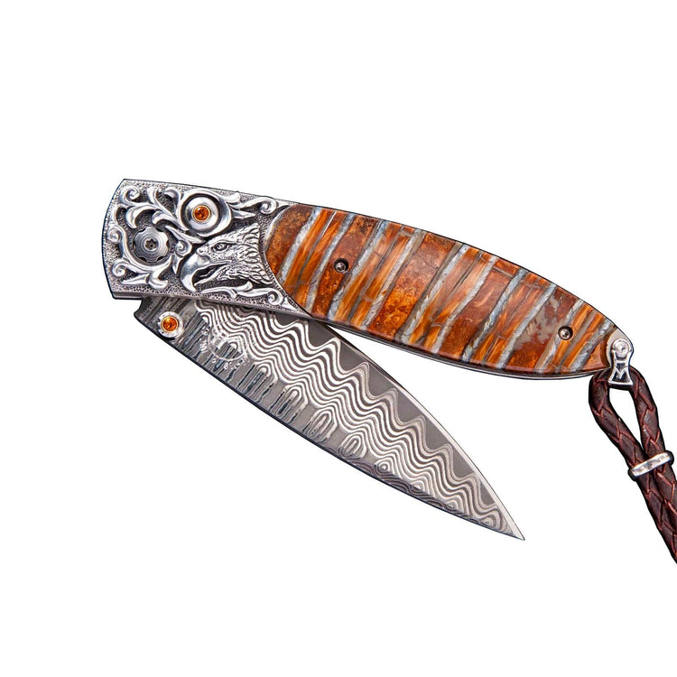 Monarch 'Silver Eagle' Limited Edition Pocket Knife - William Henry- Diamond Cellar