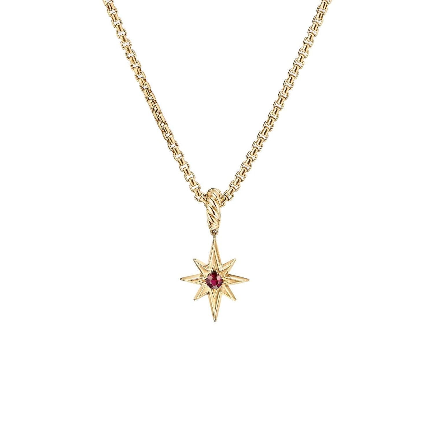 North Star Birthstone Amulet in Ruby - David Yurman- Diamond Cellar