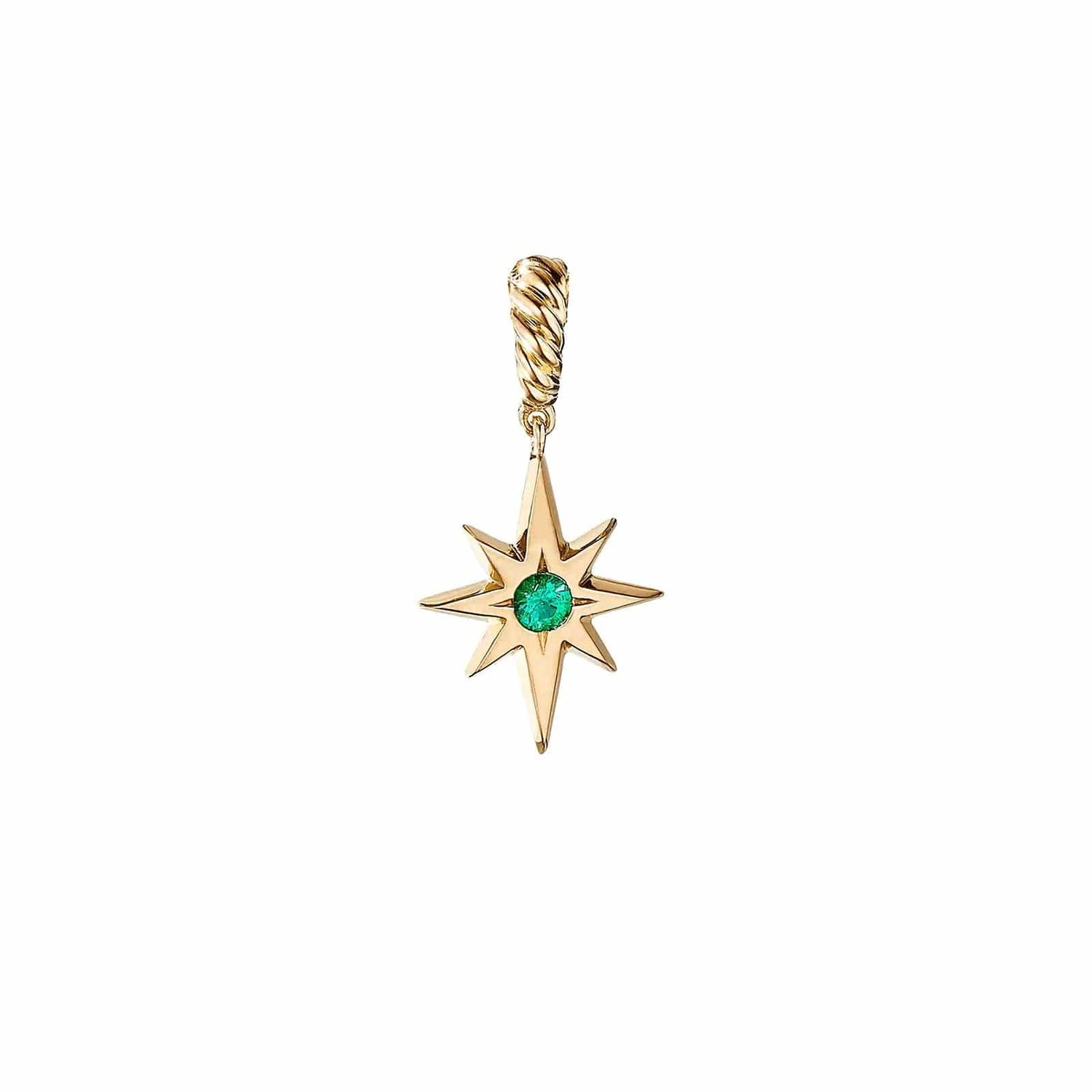 North Star Birthstone Pendant in Emerald - David Yurman- Diamond Cellar