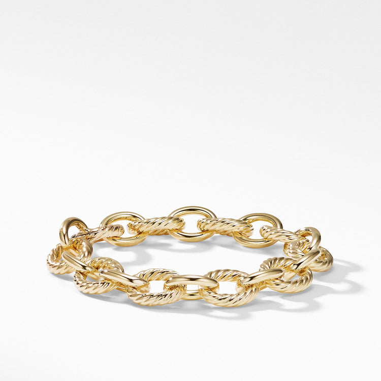 Oval Large Link Bracelet in Gold - David Yurman- Diamond Cellar