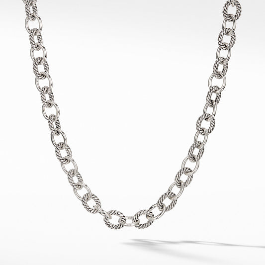 Oval Medium Link Necklace - David Yurman- Diamond Cellar