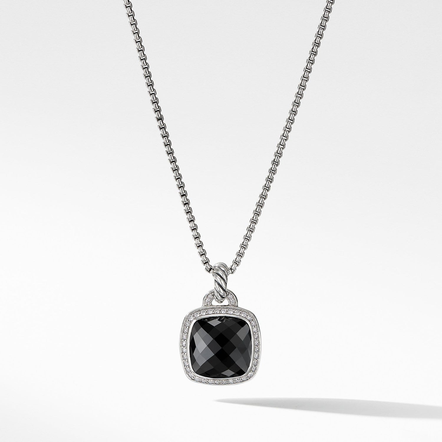 Pendant with Black Onyx and Diamonds - David Yurman- Diamond Cellar