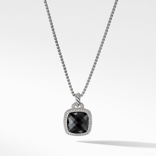 Pendant with Black Onyx and Diamonds - David Yurman- Diamond Cellar