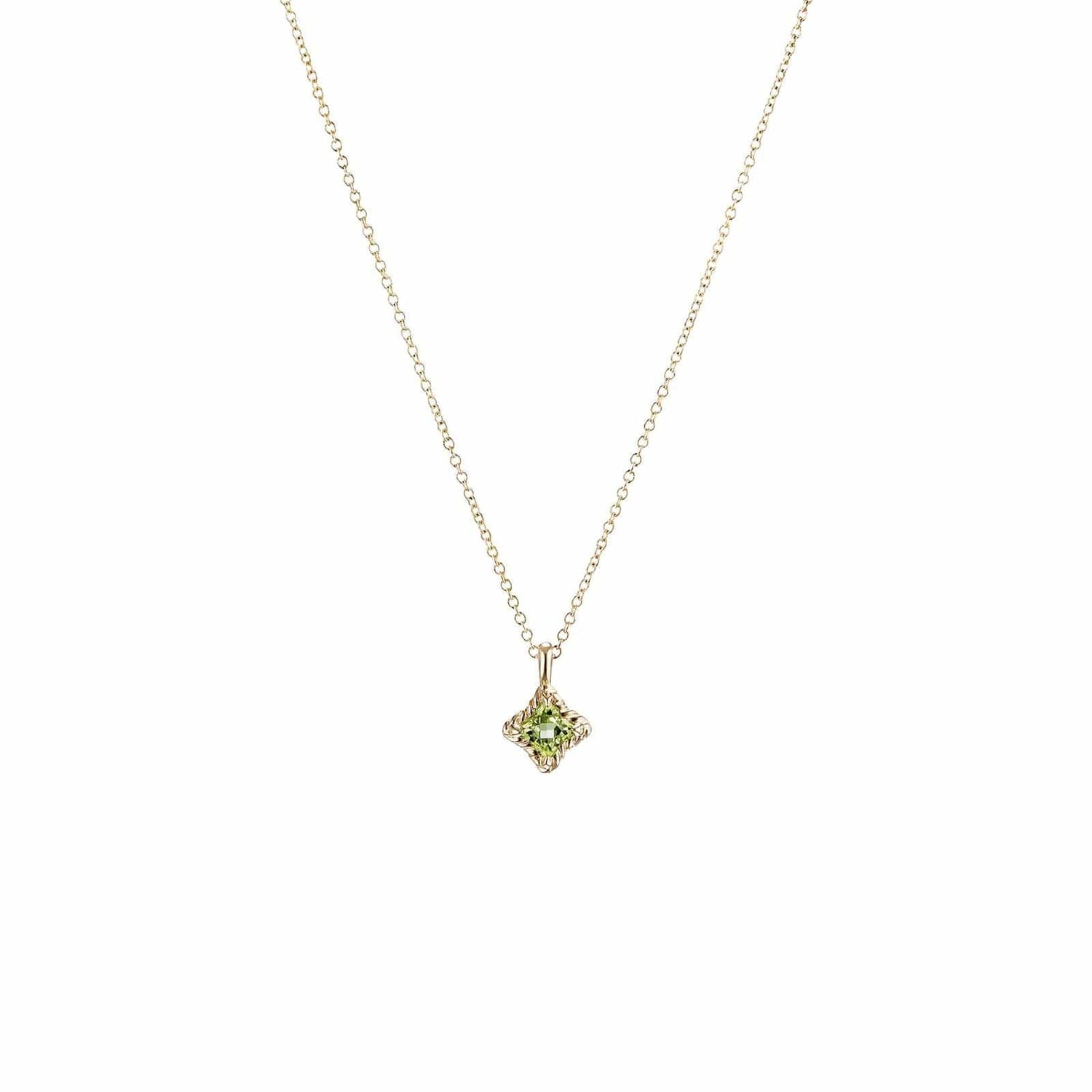 Peridot Cable Collectibles Kids Quad Charm Necklace - David Yurman- Diamond Cellar
