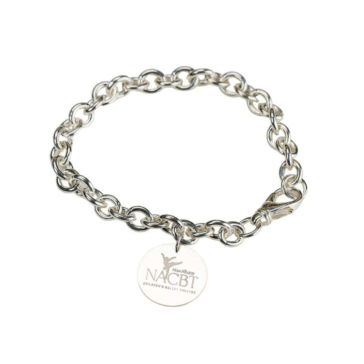 Personalized Sterling Silver NACBT Charm Bracelet - Diamond Cellar- Diamond Cellar