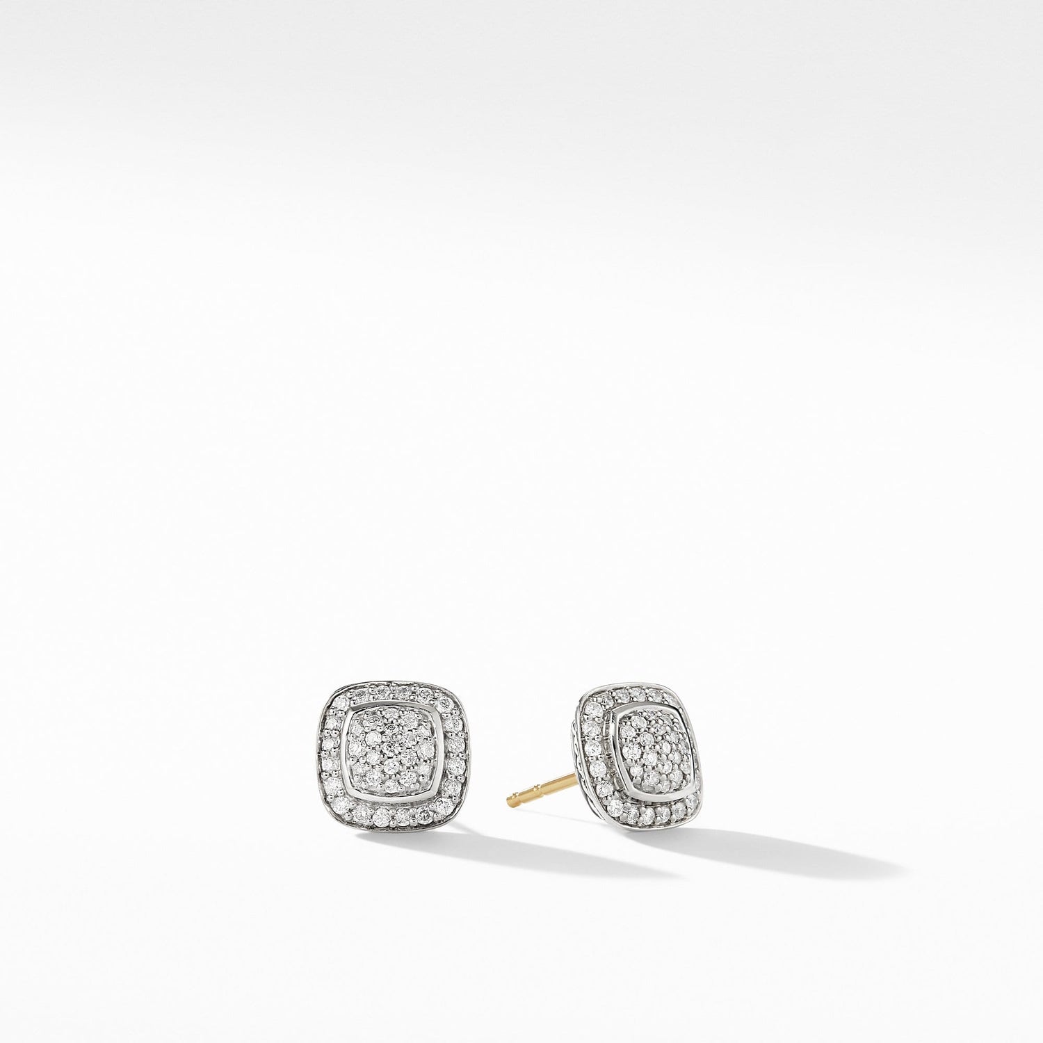 Petite Albion Full Pave Earrings - David Yurman- Diamond Cellar