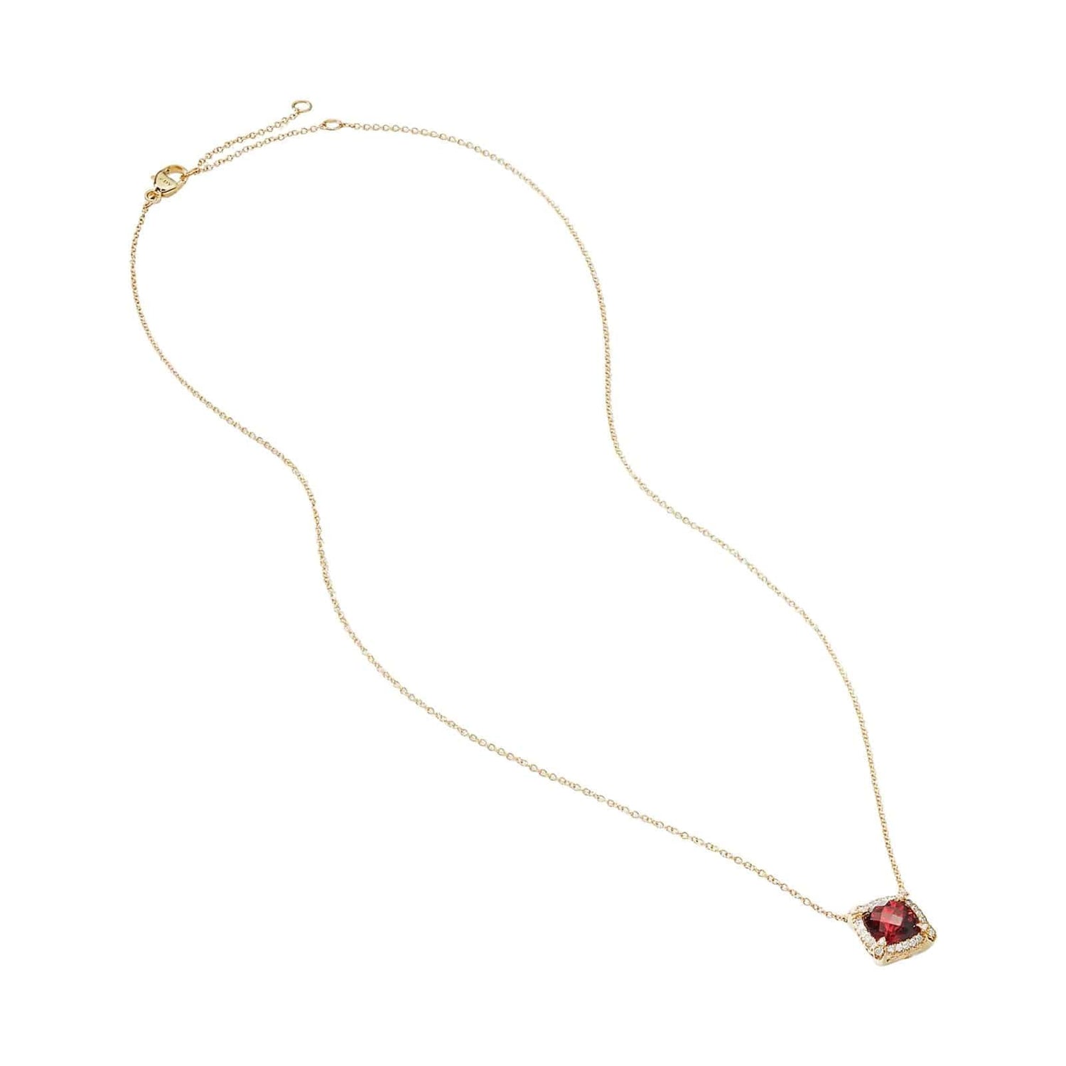 Petite Châtelaine Pendant in Garnet with Diamond Accents - David Yurman- Diamond Cellar