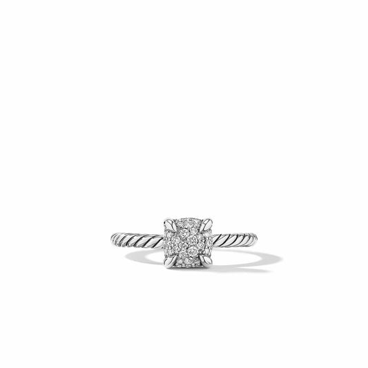 Petite Chatelaine Ring with Full Pave Diamonds - David Yurman- Diamond Cellar