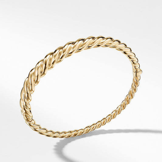 Pure Form Cable Bracelet in 18K Gold, 6mm - David Yurman- Diamond Cellar