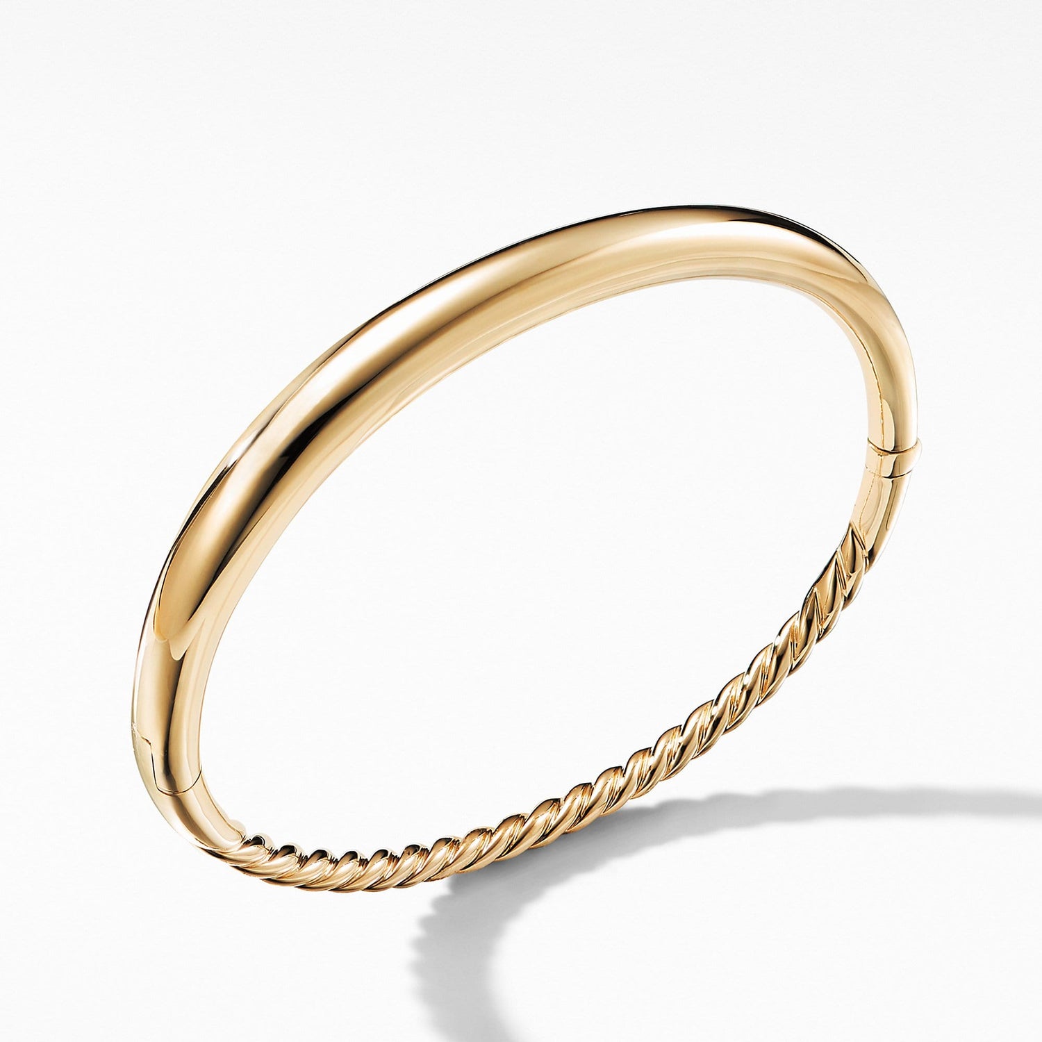 Pure Form Smooth Bracelet in 18K Gold - David Yurman- Diamond Cellar