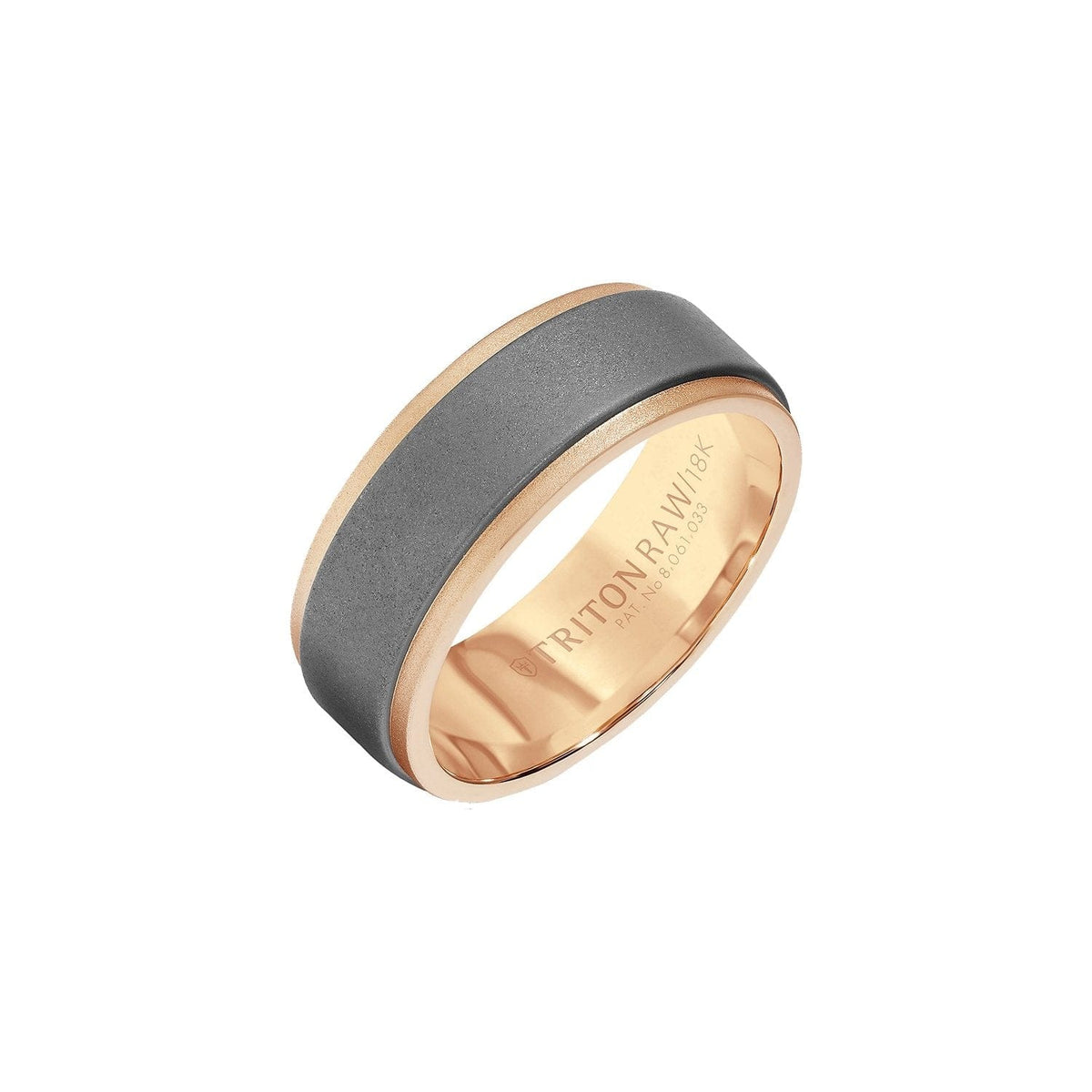 RAW GOLD Matte Finish 8mm Band