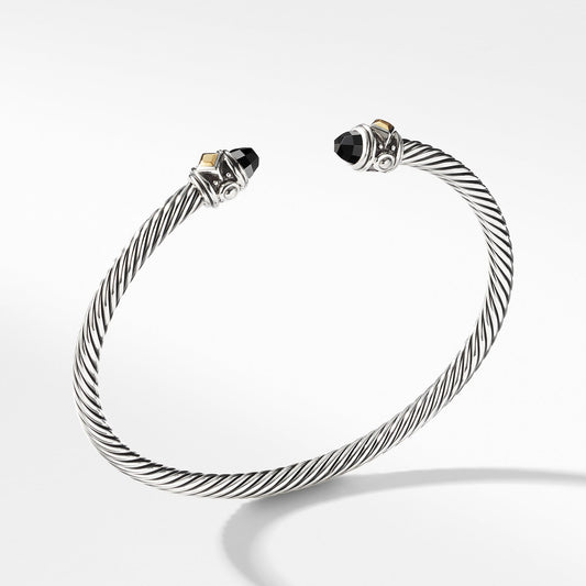 Renaissance Bracelet with Black Onyx and 18K Gold - David Yurman- Diamond Cellar