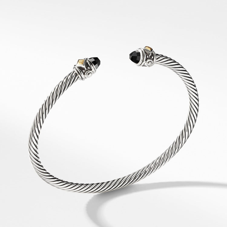 Renaissance Bracelet with Black Onyx and 18K Gold - David Yurman- Diamond Cellar
