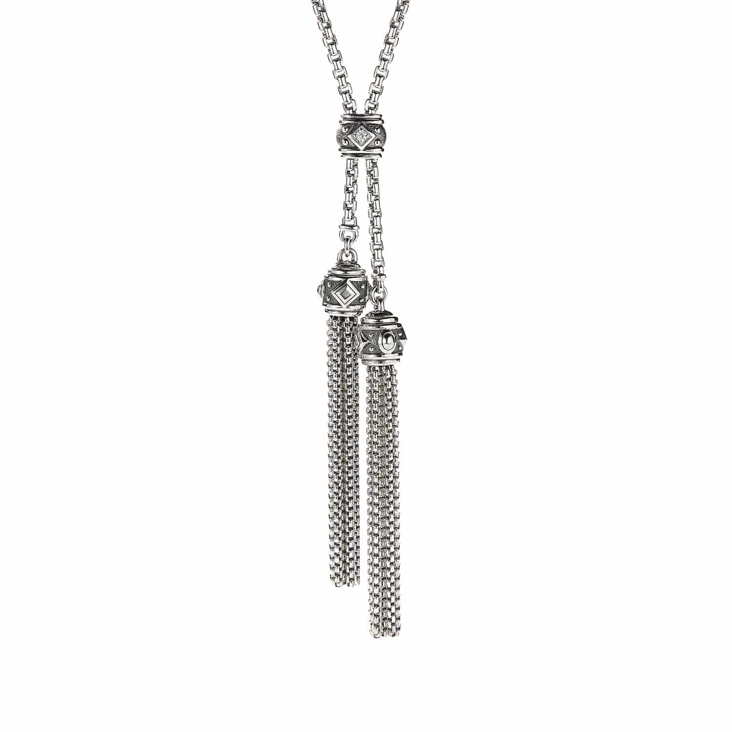 Renaissance Tassel Necklace with Diamonds - David Yurman- Diamond Cellar