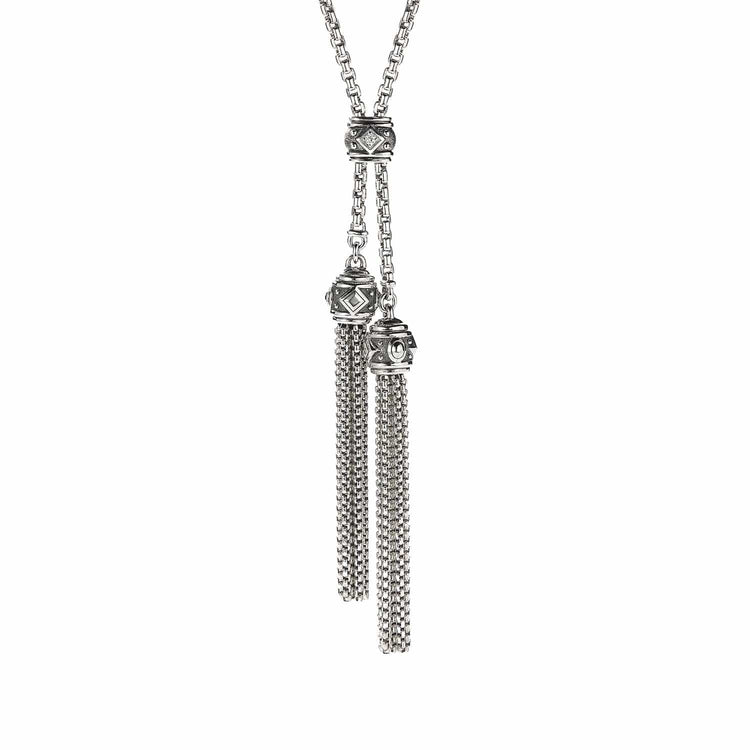 Renaissance Tassel Necklace with Diamonds - David Yurman- Diamond Cellar