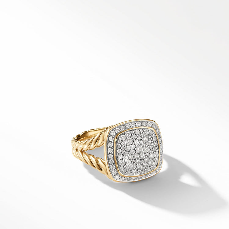 Ring with Diamonds in 18K Gold - David Yurman- Diamond Cellar
