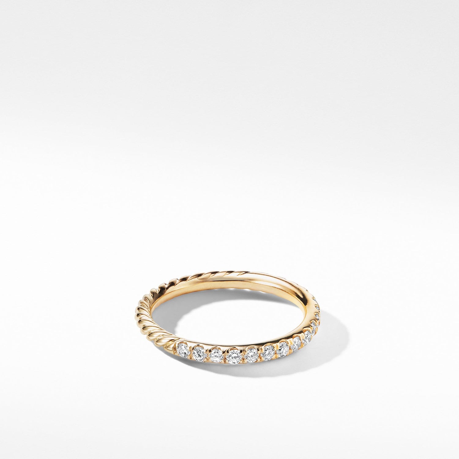 Ring with Diamonds in 18K Gold - David Yurman- Diamond Cellar