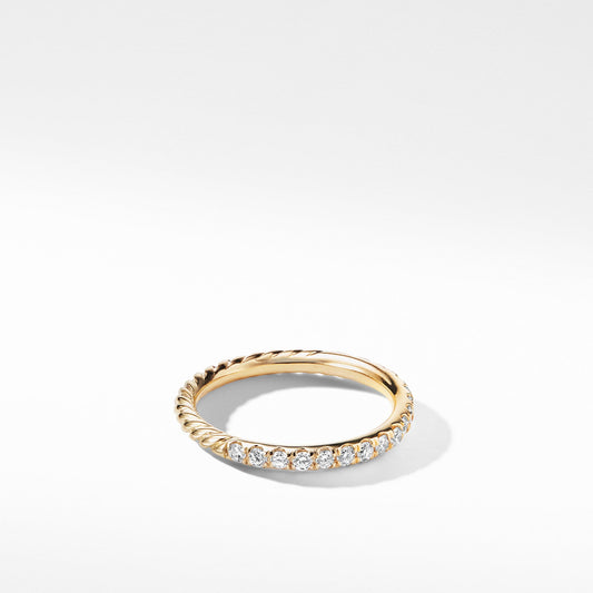 Ring with Diamonds in 18K Gold - David Yurman- Diamond Cellar