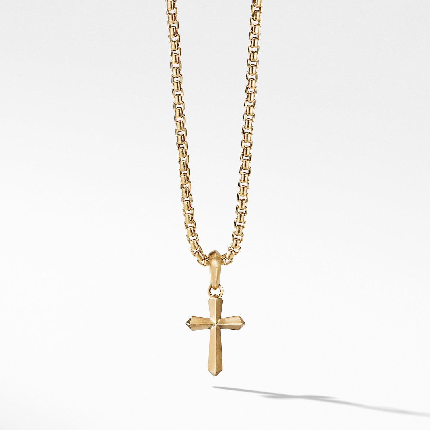 Roman Cross Amulet in 18K Gold - David Yurman- Diamond Cellar