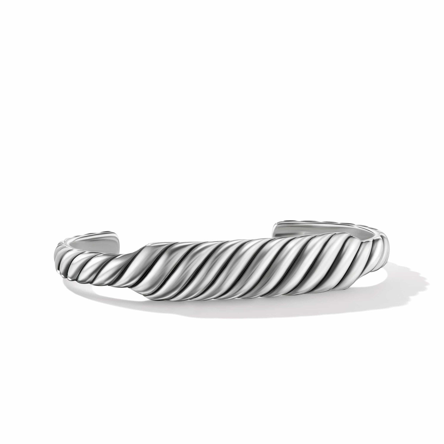 Sculpted Cable Contour Bracelet in Sterling Silver - David Yurman- Diamond Cellar