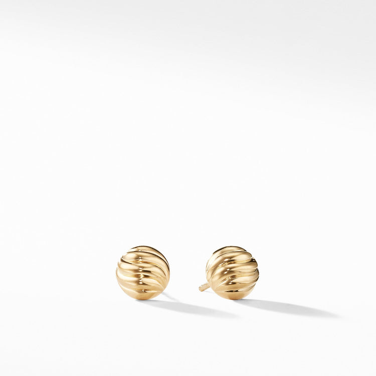 Sculpted Cable Earring in Gold - David Yurman- Diamond Cellar