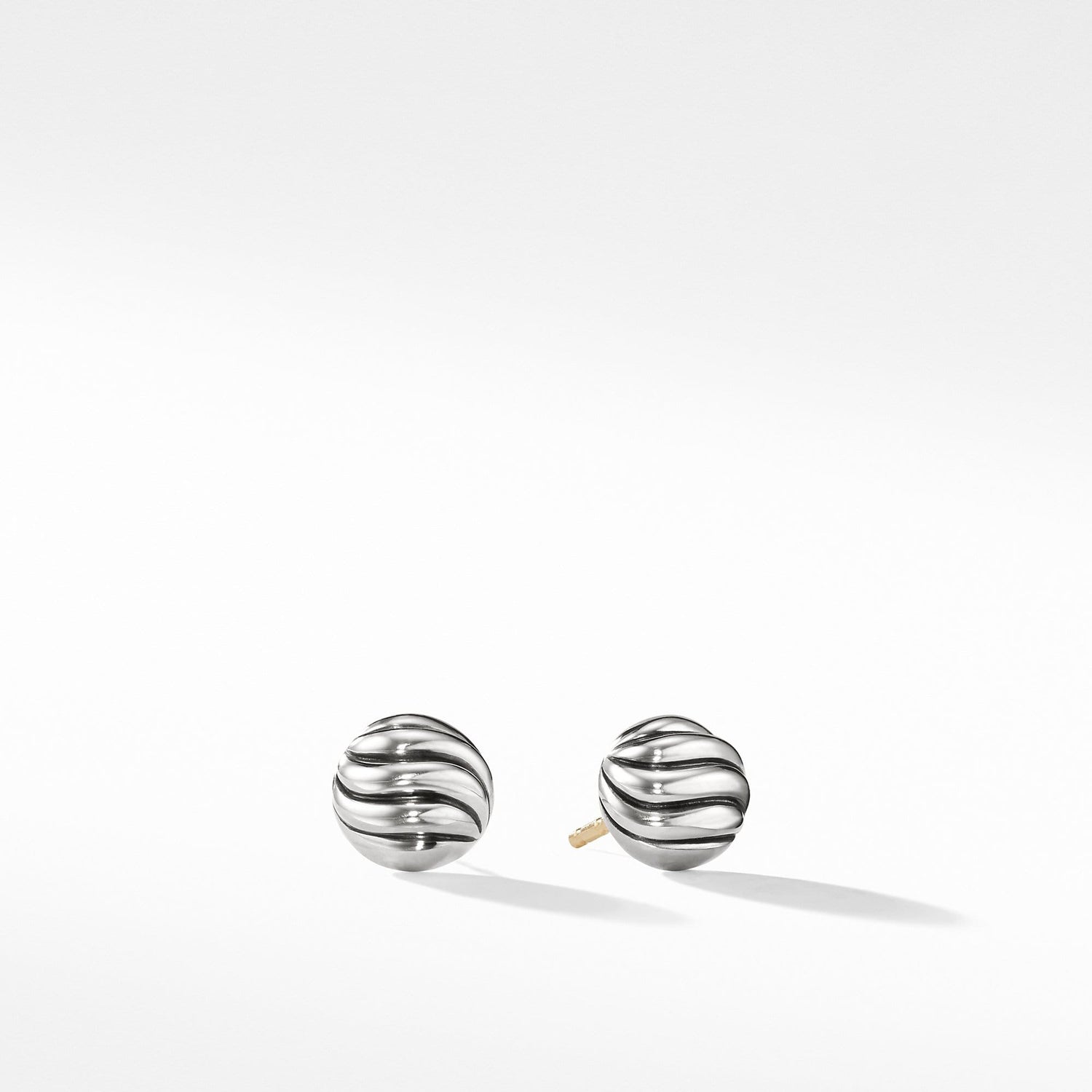 Sculpted Cable Stud Earrings - David Yurman- Diamond Cellar