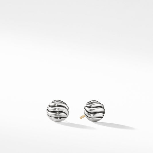 Sculpted Cable Stud Earrings - David Yurman- Diamond Cellar