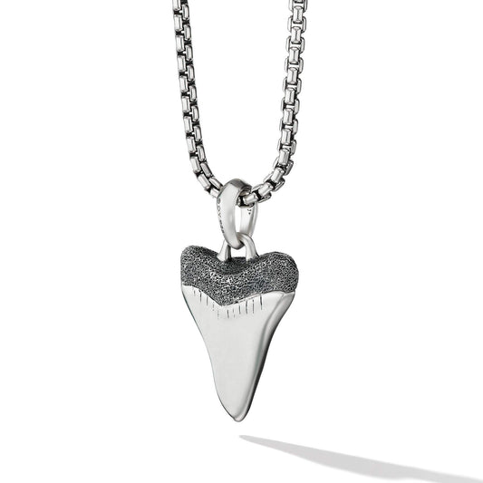 Shark Tooth Amulet with Pave BlackDiamonds - David Yurman- Diamond Cellar