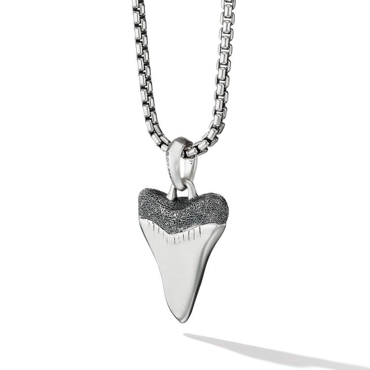 Shark Tooth Amulet with Pave BlackDiamonds - David Yurman- Diamond Cellar