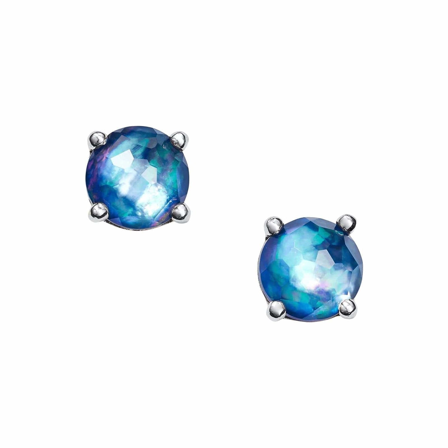 Single Stone Stud Earrings in Eclipse - Ippolita- Diamond Cellar