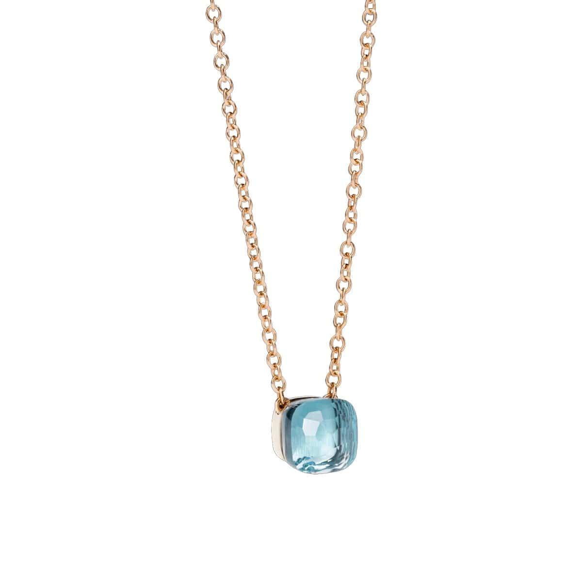 Sky Blue Topaz Nudo Petit Necklace - Pomellato- Diamond Cellar