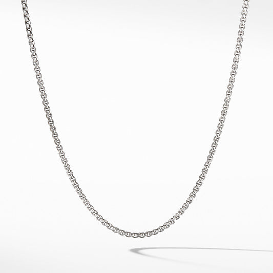 Small Box Chain Necklace with Gold - David Yurman- Diamond Cellar