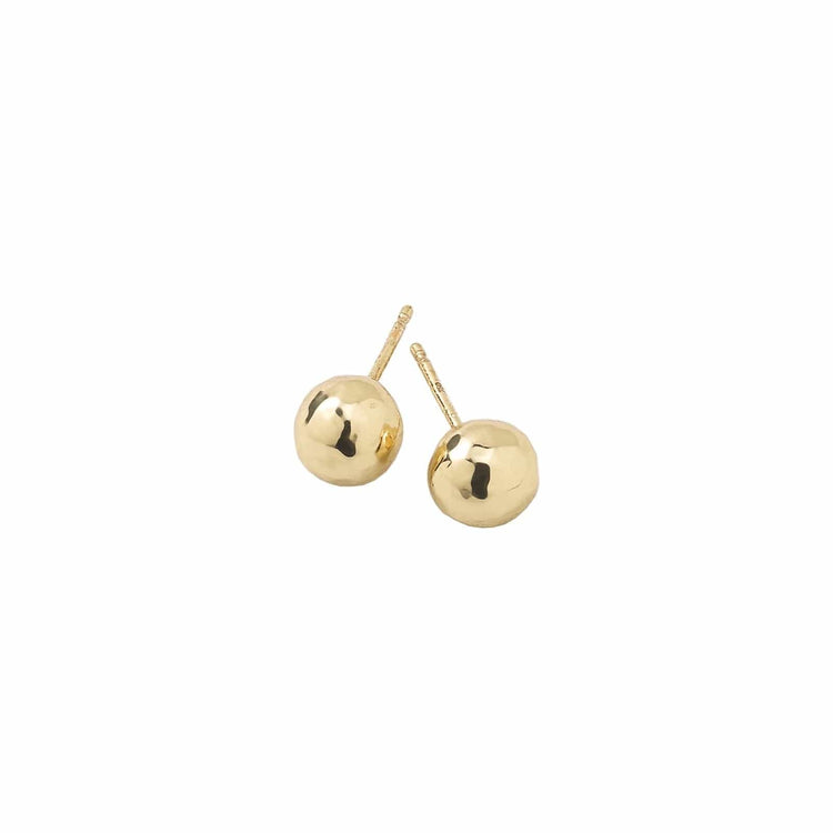 Small Hammered Ball Stud Earrings - Ippolita- Diamond Cellar