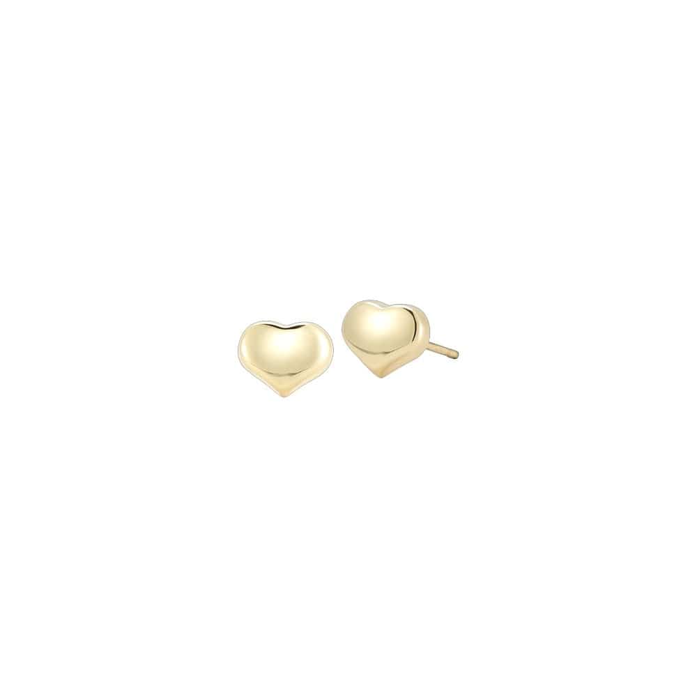 Small Heart Stud Earrings - Roberto Coin- Diamond Cellar