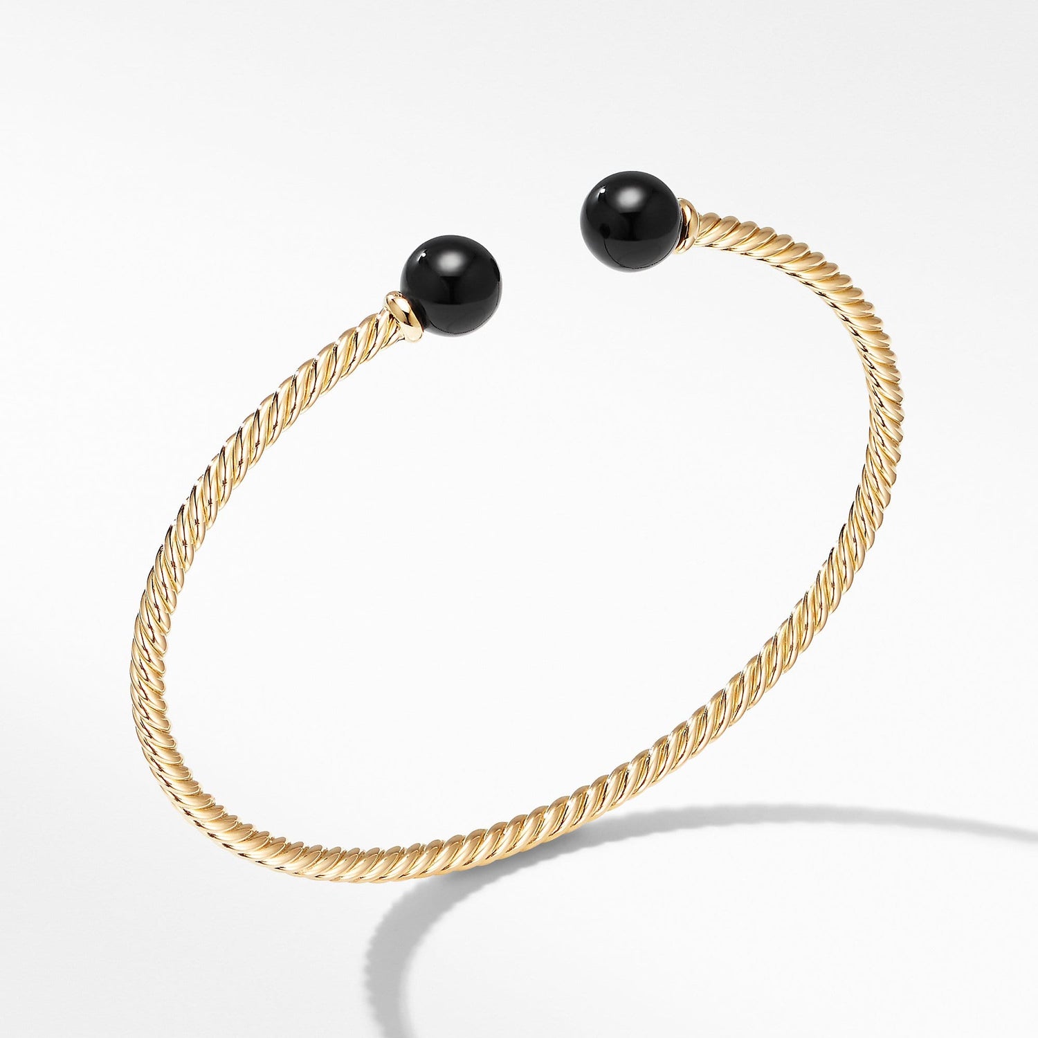 Solari Bracelet in 18K Yellow Gold with Black Onyx - David Yurman- Diamond Cellar