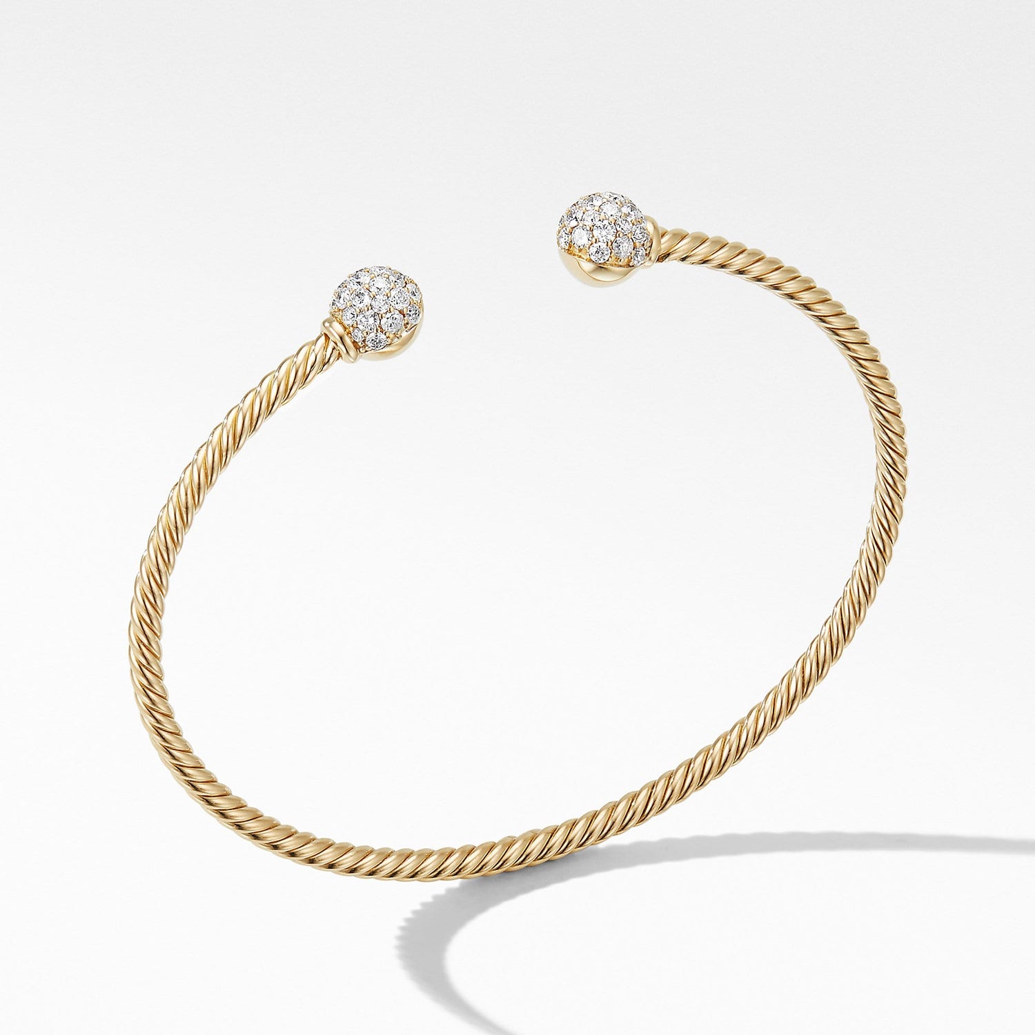 Solari Bracelet in 18K Yellow Gold with Diamonds - David Yurman- Diamond Cellar