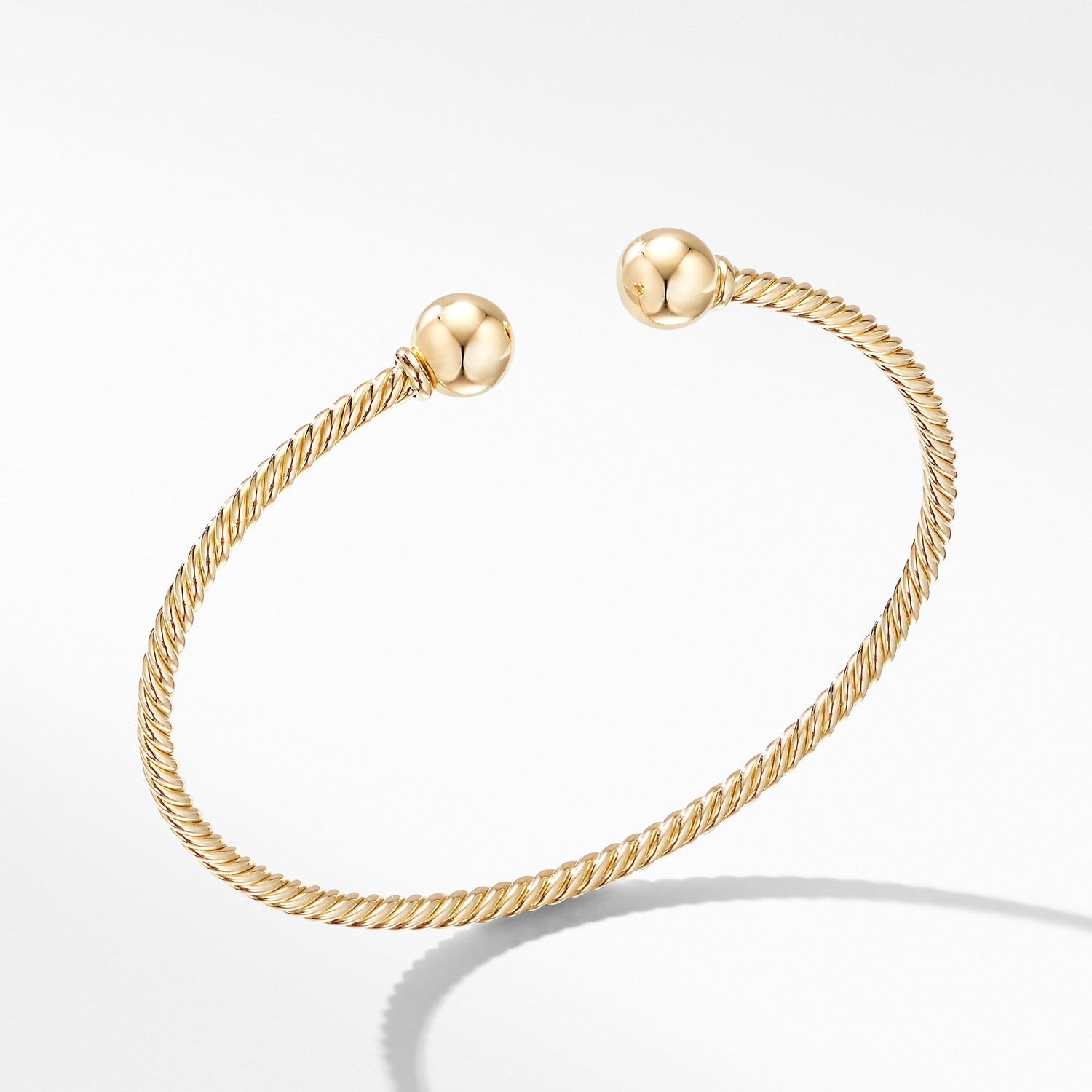 Solari Bracelet in 18K Yellow Gold with Gold Domes - David Yurman- Diamond Cellar