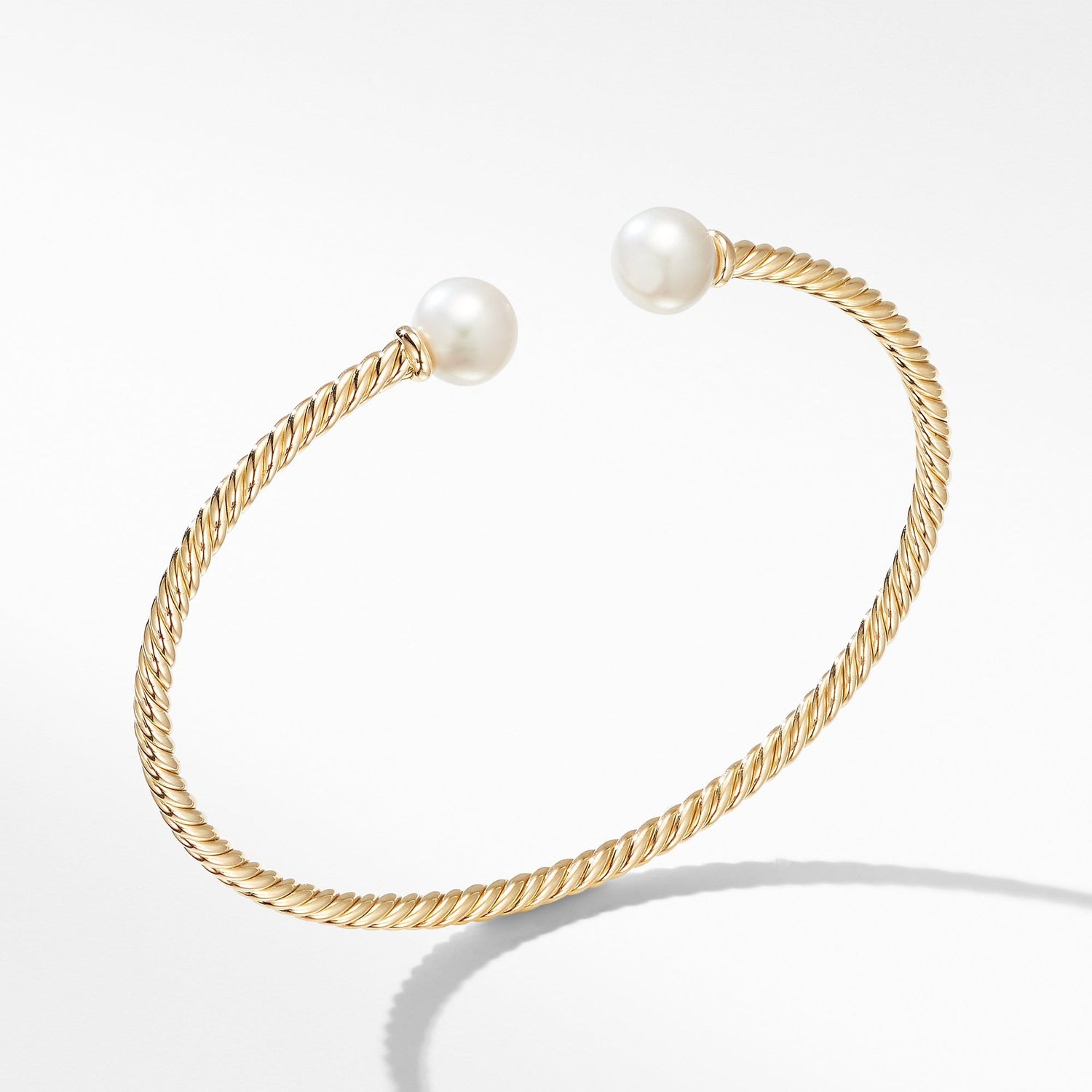 Solari Bracelet in 18K Yellow Gold with Pearls - David Yurman- Diamond Cellar